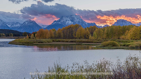Sunset at the Oxbow