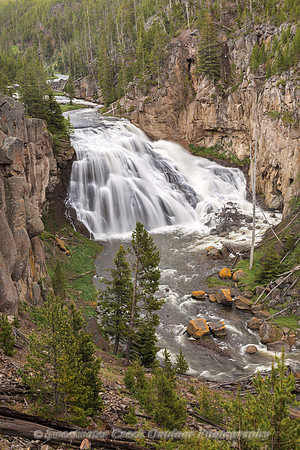 Spring at Gibbon Falls